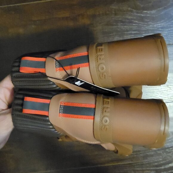 NEW Sorel Boots Brex Cozy Womens 9 Chocolate Brown Cozy Sherpa Faux Fur Modern - Picture 6 of 9